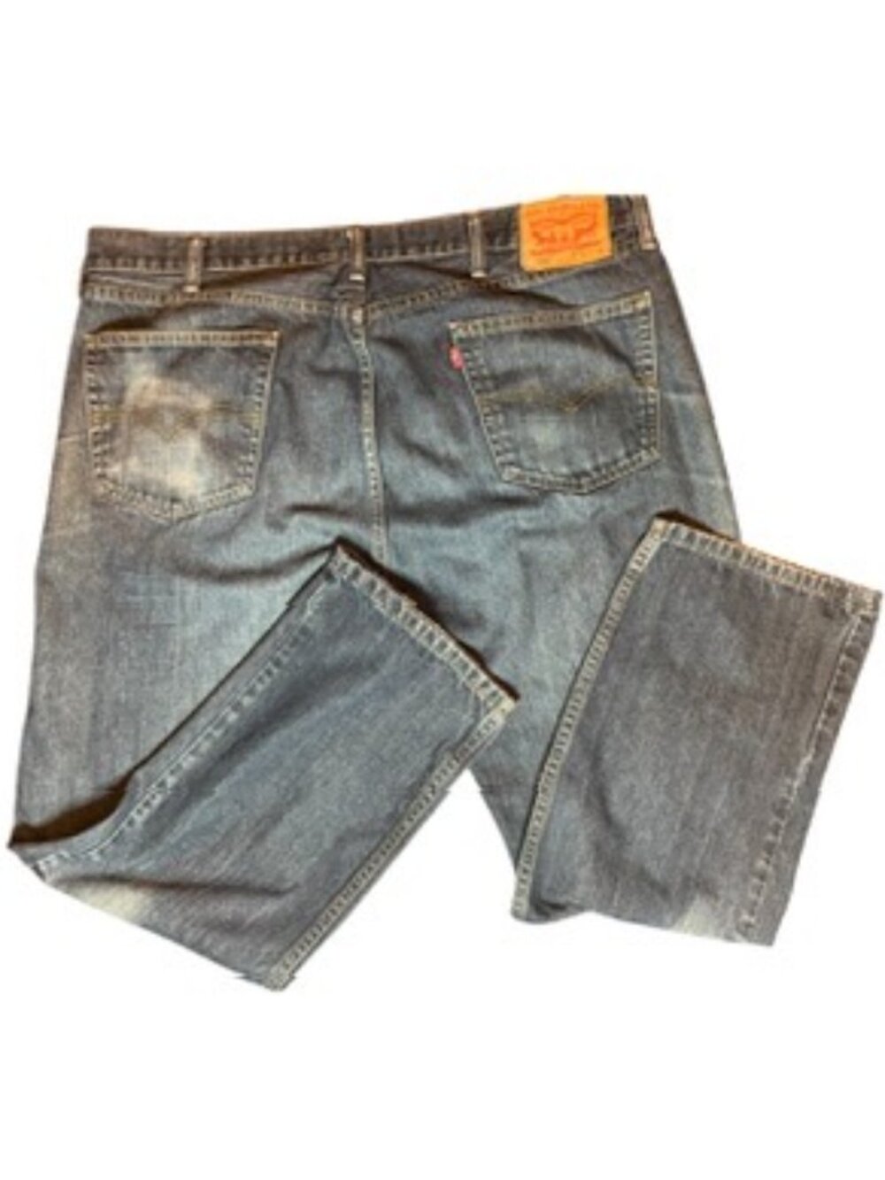 Levi’s 505 Jeans Men’s 42x30 Dark Wash Straight Leg Denim Classic Fit EUC